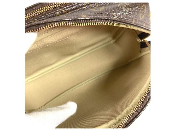 Borsa a tracolla Louis Vuitton Monogram Reporter PM Marrone - vista 12