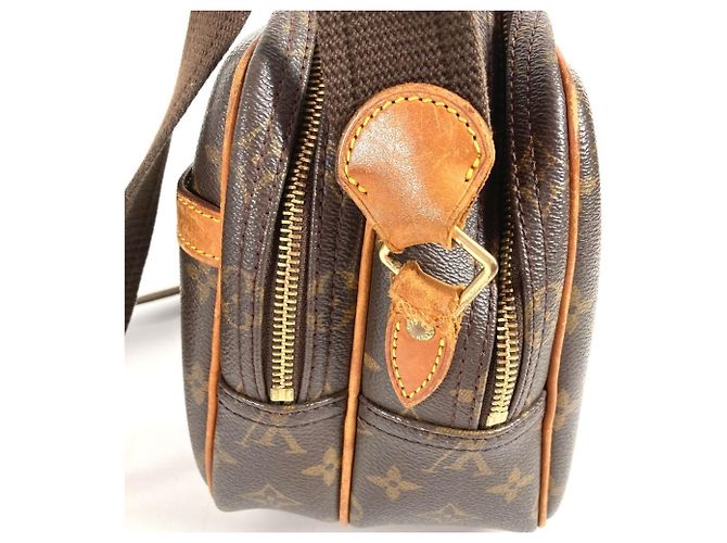 Borsa a tracolla Louis Vuitton Monogram Reporter PM Marrone - vista 6