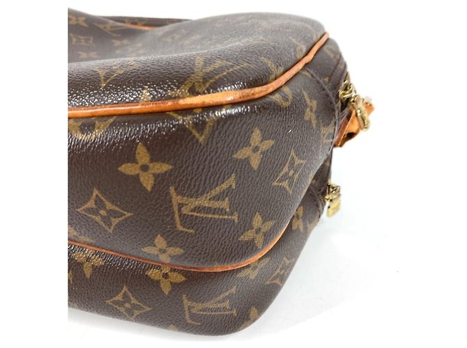 Borsa a tracolla Louis Vuitton Monogram Reporter PM Marrone - vista 9
