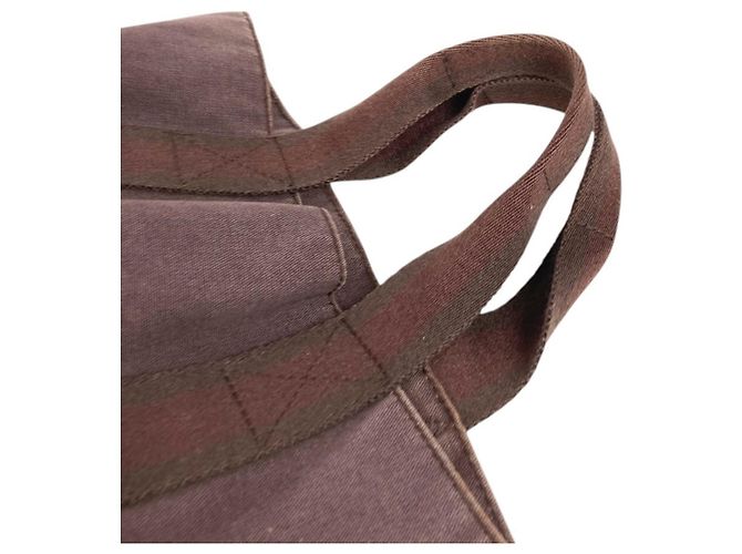 Hermès Hermes Half Leather Fourre-Tout Cabas Tasche Braun - Ansicht 9