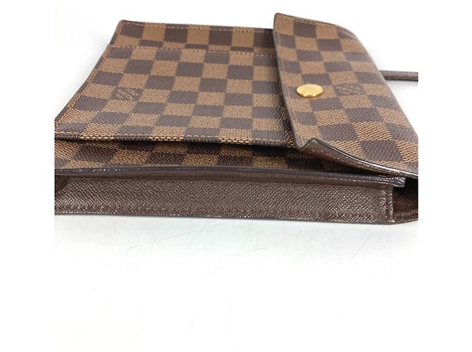 Louis Vuitton Damier Pimlico Pochette Crossbody Flap Shoulder Bag Marrom - vista 6