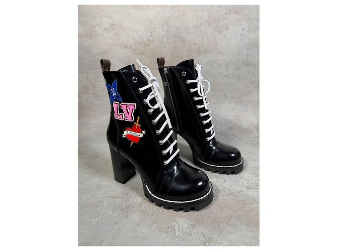 Louis Vuitton Star Trail Botines de Tacón Negro - vista 7