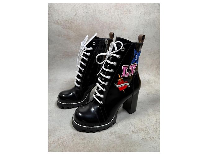 Louis Vuitton Star Trail Botines de Tacón Negro - vista 9