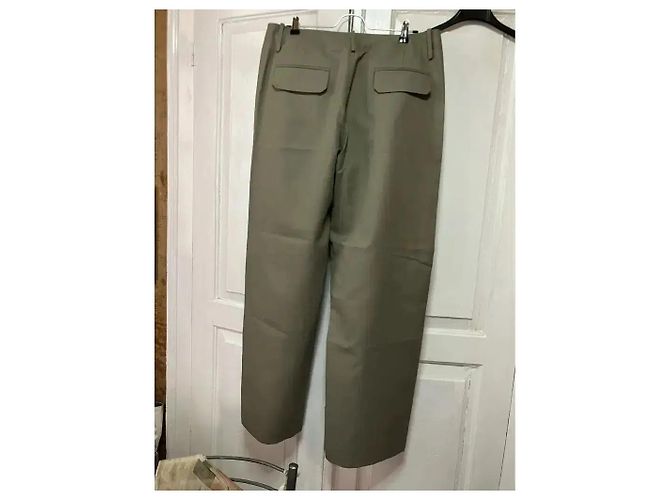 Autre Marque Musier Paris Weite Hose Khaki Größe 42 - Ansicht 5