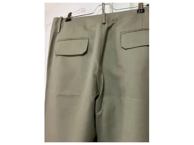 Autre Marque Musier Paris Weite Hose Khaki Größe 42 - Ansicht 6