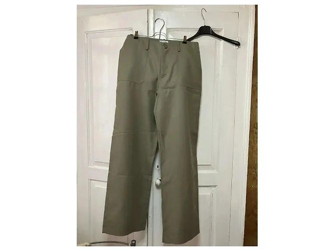 Autre Marque Musier Paris Weite Hose Khaki Größe 42 - Ansicht 7