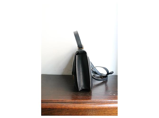 Hermès Constance borsa blu pelle box Nero - vista 7