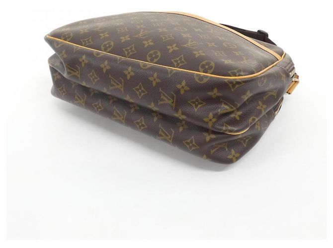 Borsa a tracolla Louis Vuitton Monogram Reporter Marrone - vista 3