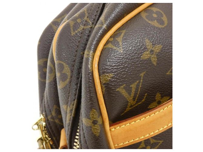 Borsa a tracolla Louis Vuitton Monogram Reporter Marrone - vista 5