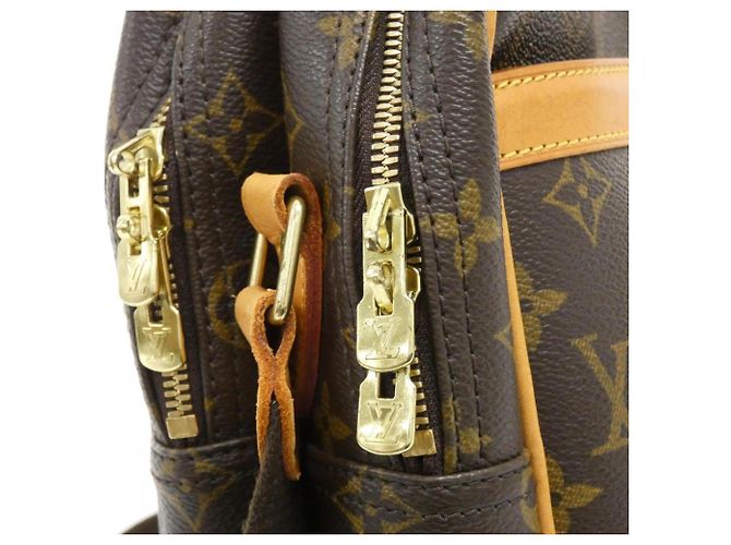 Borsa a tracolla Louis Vuitton Monogram Reporter Marrone - vista 6
