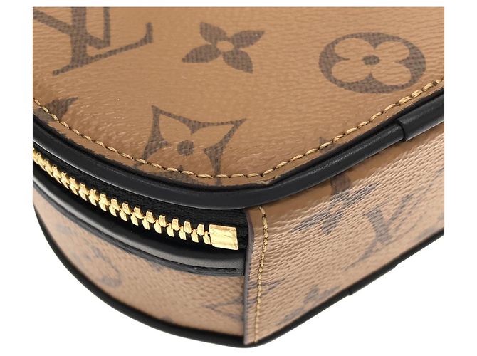 Borsa a tracolla Louis Vuitton Monogram Reverse Mini Boite Chapeau Marrone - vista 3