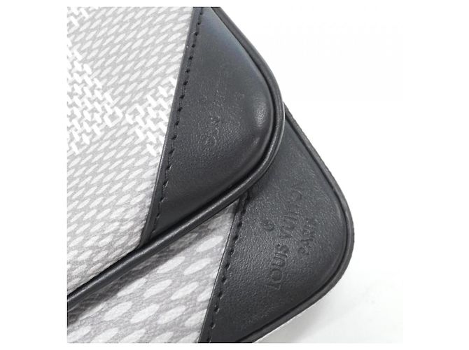 Borsa a tracolla Louis Vuitton Damier Graphite 3D Trio - vista 4