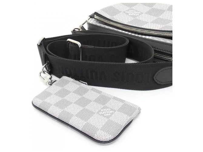 Borsa a tracolla Louis Vuitton Damier Graphite 3D Trio - vista 5