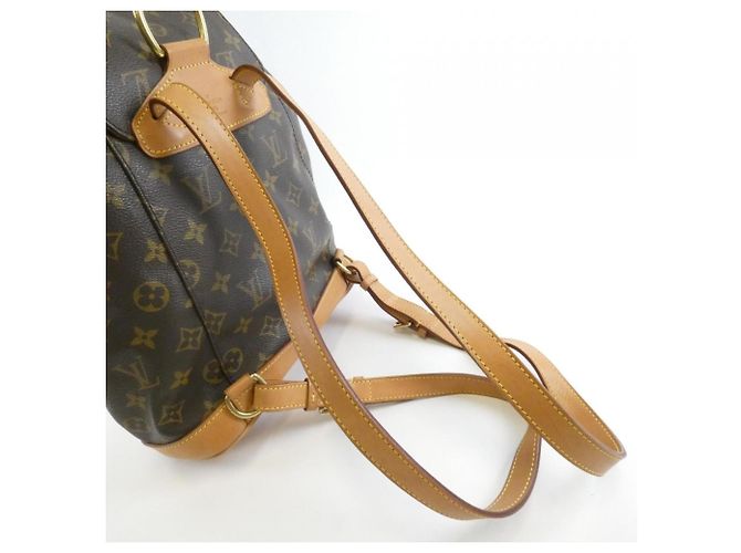 Zaino Louis Vuitton Monogram Montsouris MM Marrone - vista 8