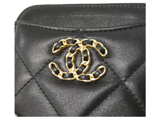 Monedero Chanel 19 Line Negro - vista 3