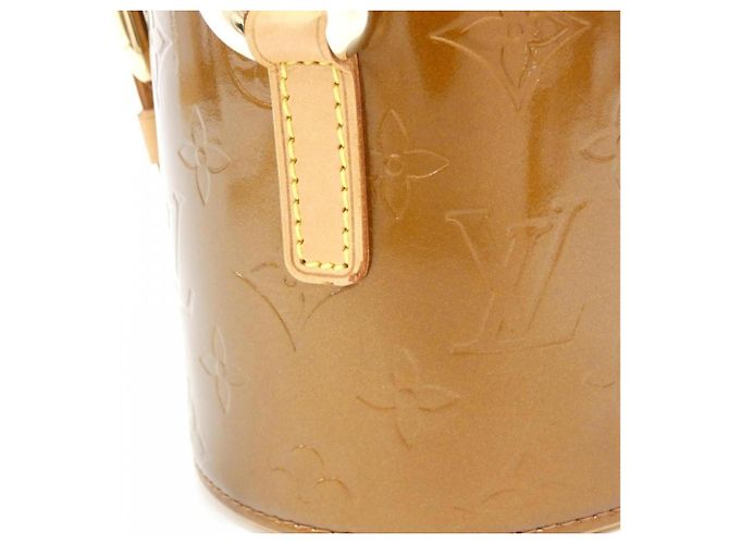 Borsa a Spalla Louis Vuitton Vernis Astor Place Bronzo - vista 4
