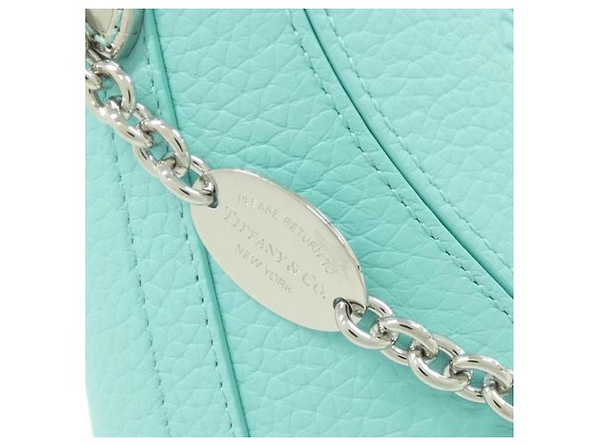 Tiffany & Co Bolso de piel azul Tiffany - vista 4