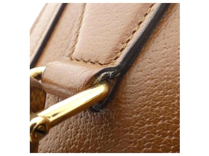 Borsa Gucci Diana in pelle marrone - vista 6