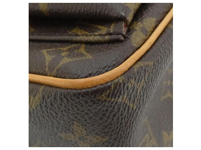 Borsa a Spalla Louis Vuitton Monogram Viva Cite PM Marrone - vista 3