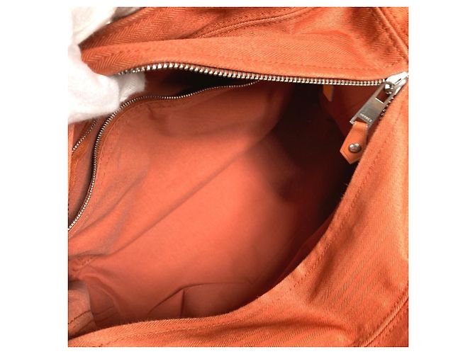 Hermès Borsa Tote Hermes Acapulco PM Arancione - vista 12