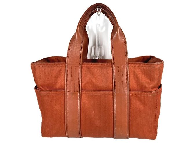 Hermès Borsa Tote Hermes Acapulco PM Arancione - vista 2