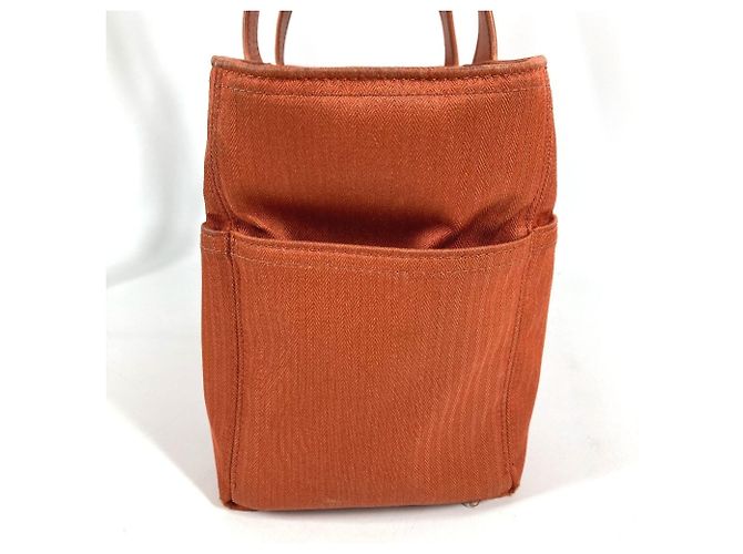 Hermès Borsa Tote Hermes Acapulco PM Arancione - vista 4