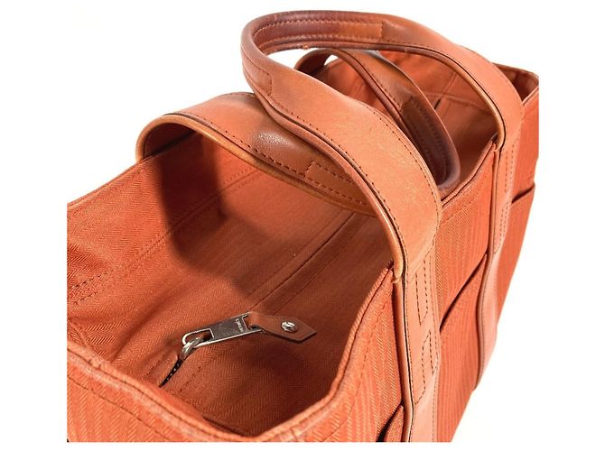 Hermès Borsa Tote Hermes Acapulco PM Arancione - vista 9