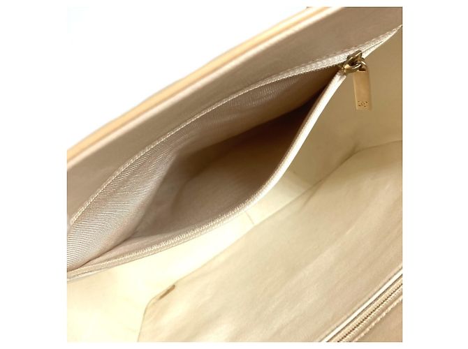 Borsa Tote Chanel Beige - vista 13