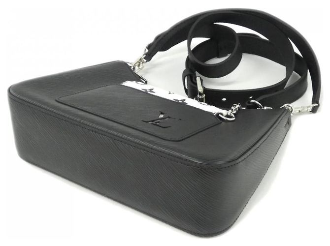 Borsa a Spalla Louis Vuitton Epi Marelle M80689 Nero - vista 3