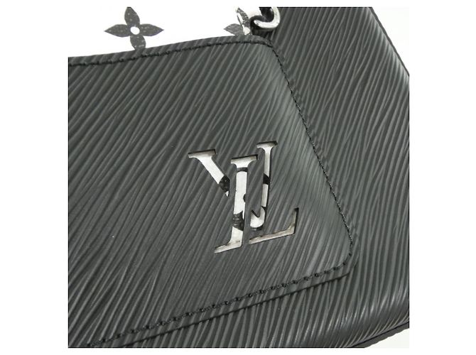 Borsa a Spalla Louis Vuitton Epi Marelle M80689 Nero - vista 4