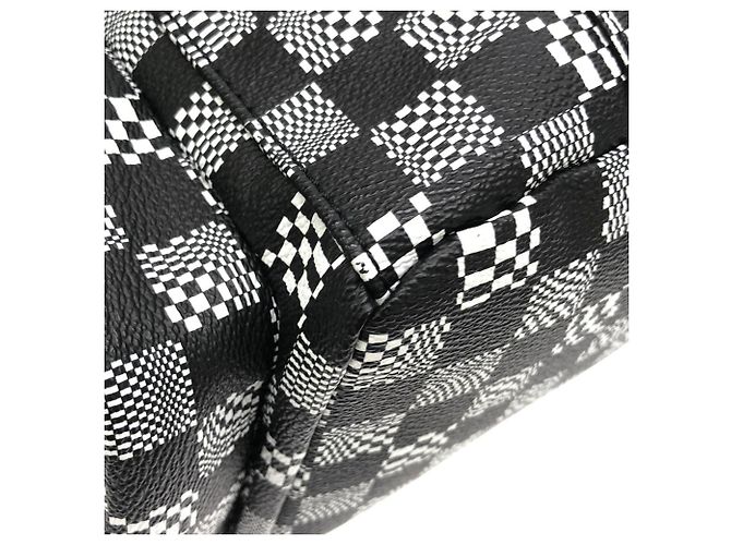 Louis Vuitton Damier Distorted Christopher MM Rucksack Schwarz - Ansicht 3