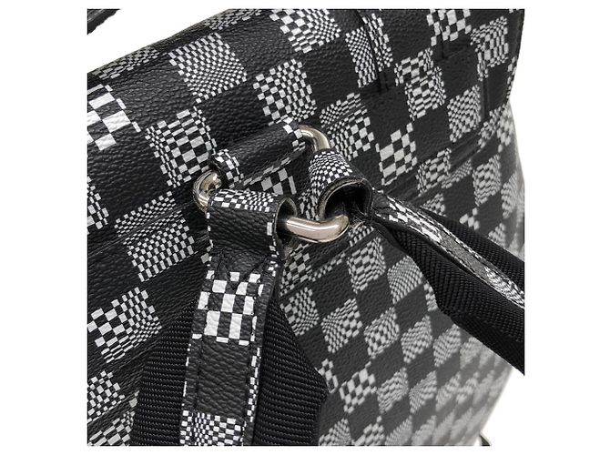Louis Vuitton Damier Distorted Christopher MM Rucksack Schwarz - Ansicht 8