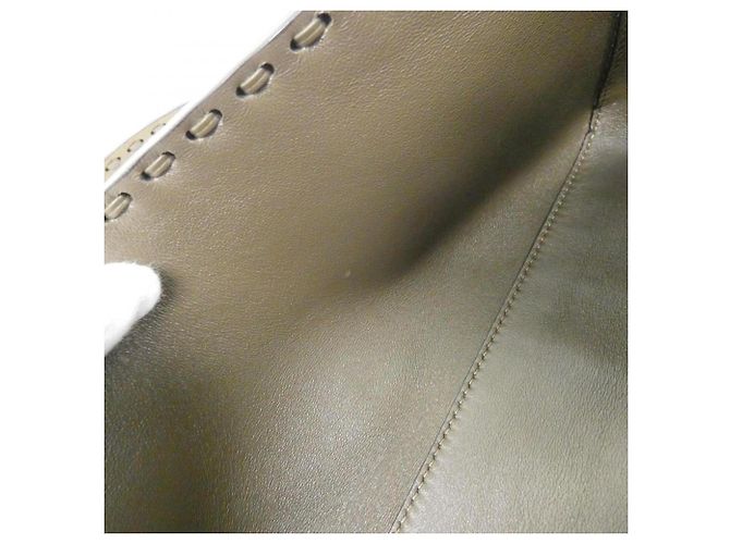 Borsa a tracolla Fendi SELLERIA Baguette Verde - vista 10