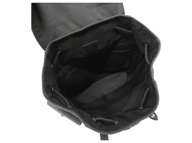 Zaino Louis Vuitton Taurillon Monogram Christopher PM Nero - vista 7