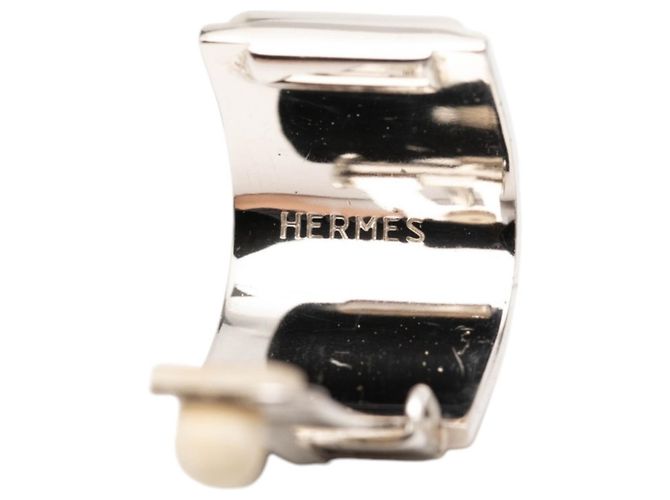 Hermès Hermes Emaille-Cloisonné-Delfinmuster Clip-Ohrringe Mehrfarben Golden - Ansicht 3