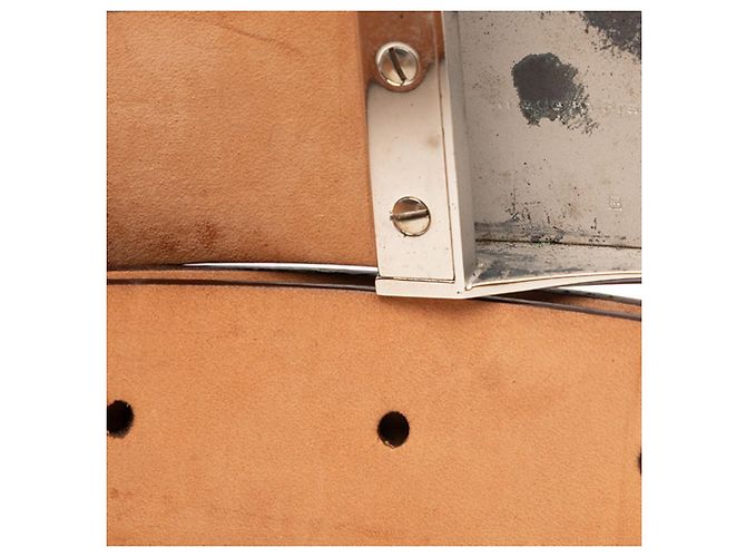 Louis Vuitton Monogram Ceinture Carrée Buckle Belt M6801 Marrone Monogramma - vista 4