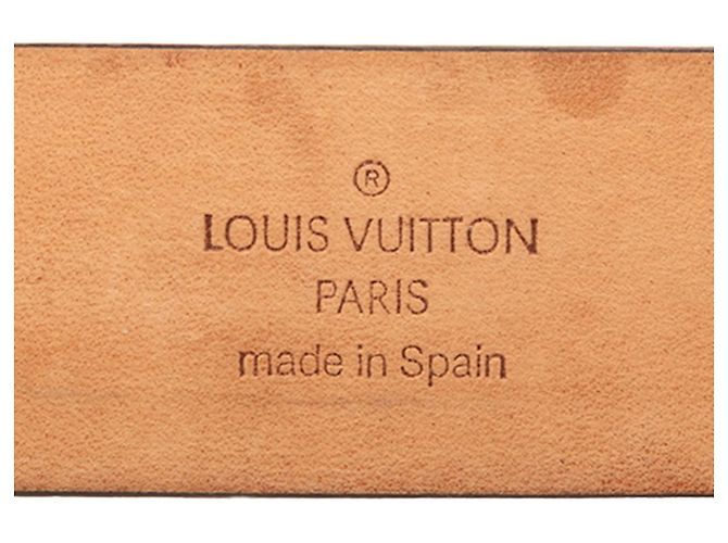 Louis Vuitton Monogram Ceinture Carrée Buckle Belt M6801 Marrone Monogramma - vista 5