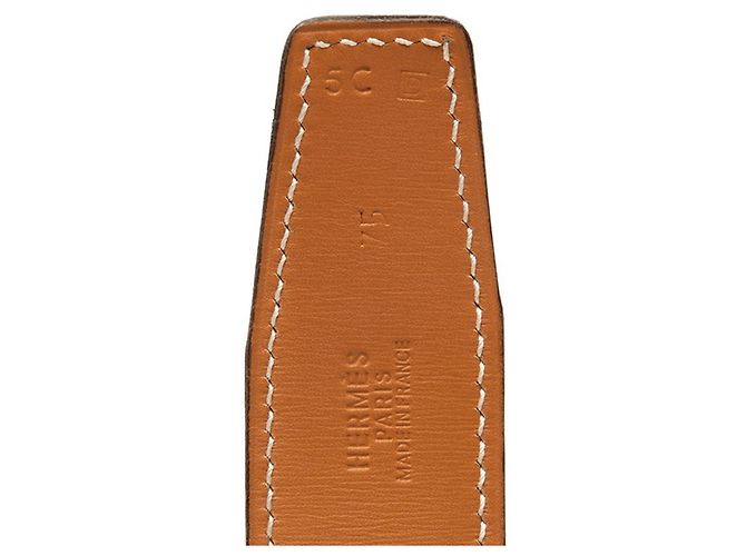 Hermès Cinto Hermes Constance com fivela logo H Marrom Preto - vista 6