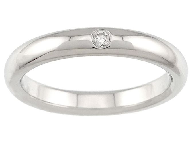 Anello stacking in platino Tiffany & Co. - vista 2