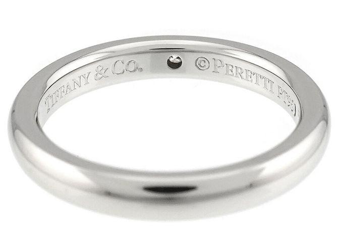 Anello stacking in platino Tiffany & Co. - vista 3