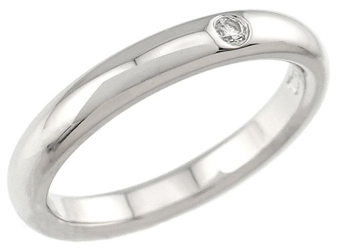Anello stacking in platino Tiffany & Co. - vista 5