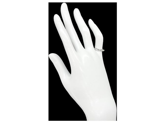 Anello stacking in platino Tiffany & Co. - vista 7
