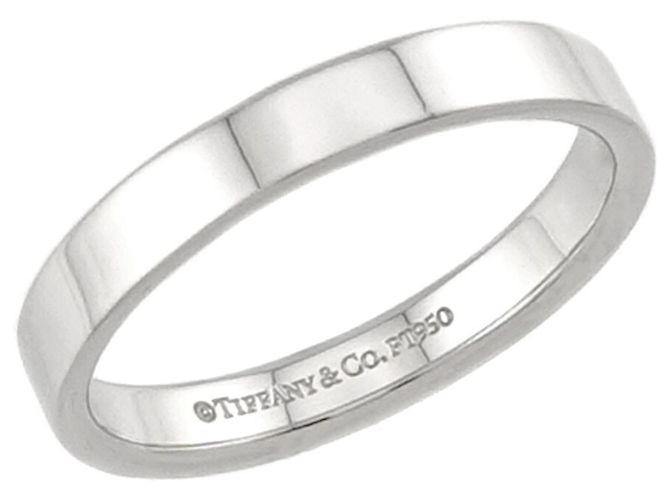 Tiffany & Co. Classic 1 Band Ring aus Platin 950 - Ansicht 4