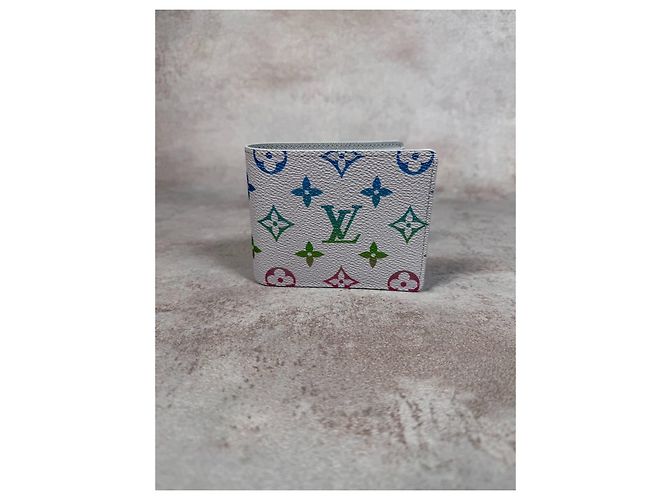 Louis Vuitton Slender Wallet Monogram Gradient Pharrell Williams FW25 White Multiple colors - view 8