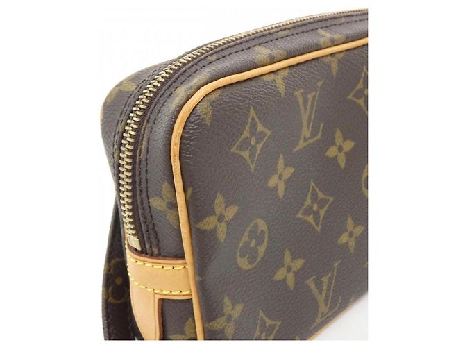 Borsa a Spalla Louis Vuitton Monogram Marly Bandoulière M51828 Marrone - vista 3