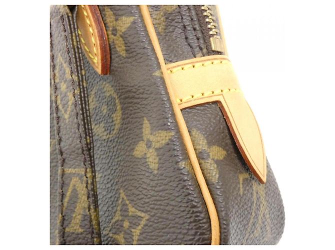Borsa a Spalla Louis Vuitton Monogram Marly Bandoulière M51828 Marrone - vista 4
