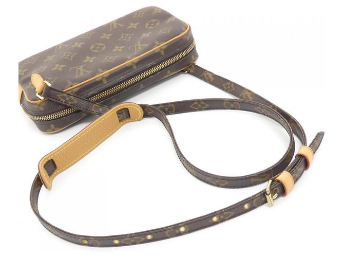 Borsa a Spalla Louis Vuitton Monogram Marly Bandoulière M51828 Marrone - vista 7