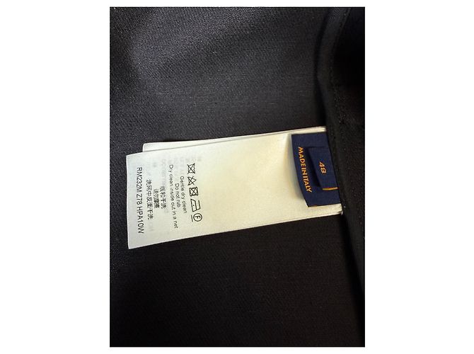 Louis Vuitton Giacca Racing Technique Nero Bianco Blu - vista 13