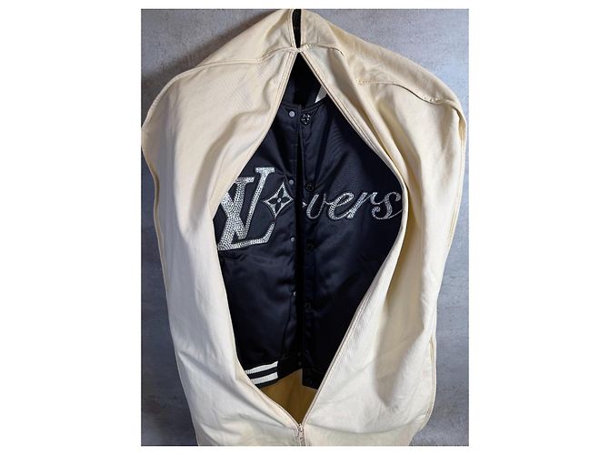 Louis Vuitton Giacca Baseball "LVovers" Pharrell Williams - Nero - vista 18