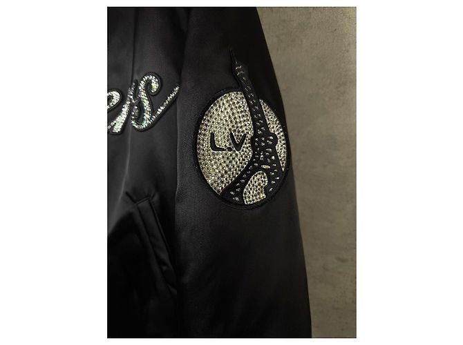 Louis Vuitton Giacca Baseball "LVovers" Pharrell Williams - Nero - vista 4